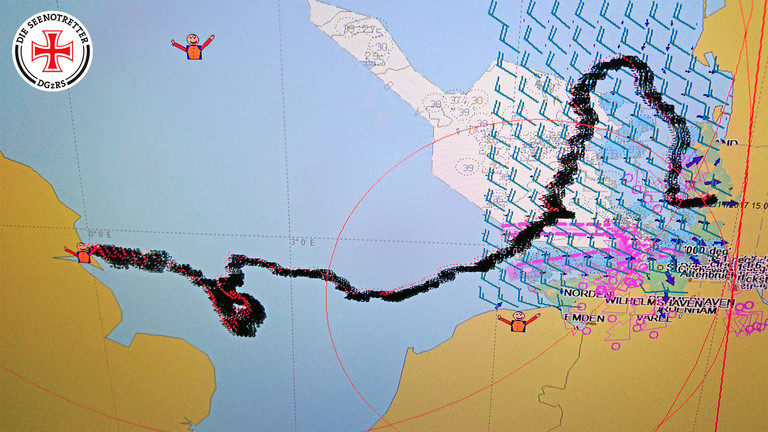 Computersimulation: Wie ist die Kamera durch die Nordsee getrieben