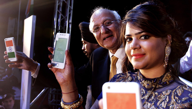 Die indische Firma Ringing Bell hat heute ein Smartphone für umgerechnet drei Euro vorgestellt - das Freedom 251.