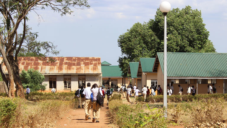 Eine Schule in Uganda.