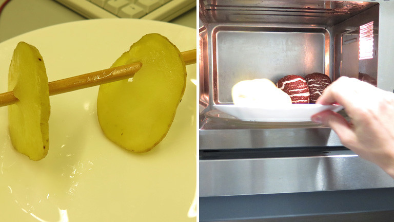 Essen aus der Mikrowelle