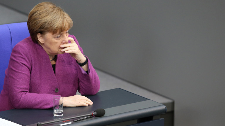 Angela Merkel im Bundestag