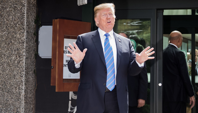 Donald Trump beim G-7-Gipfel