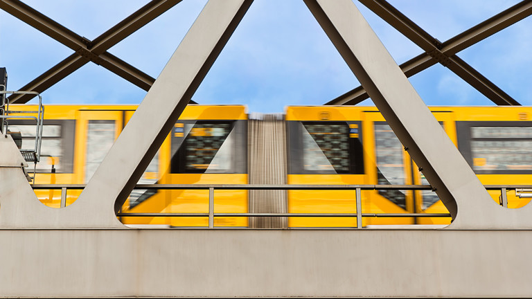 Eine U-Bahn