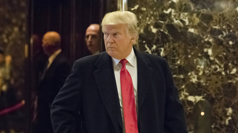 Donald Trump im Trump-Tower am 06.12.2016