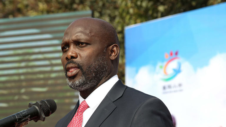 George Weah Präsidentschaftskandidat in Liberia
