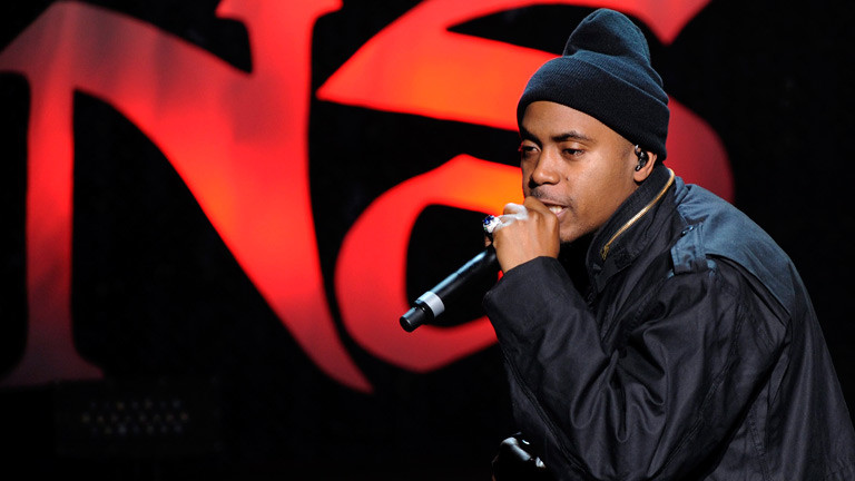 US-Rapper Nas mit Mikrofon