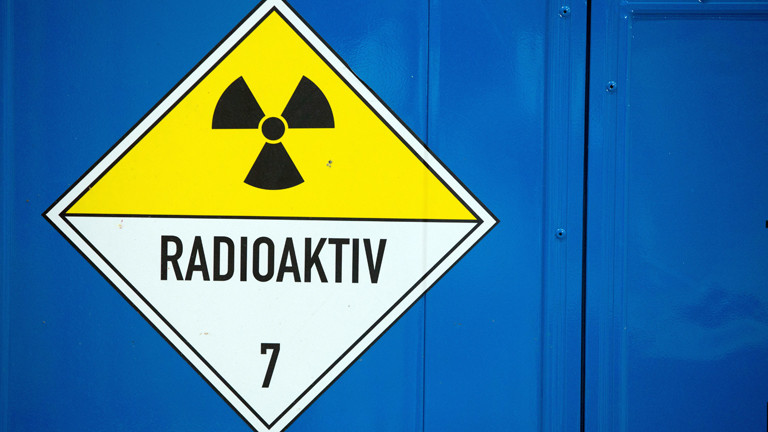 Warnschild: Radioaktiv