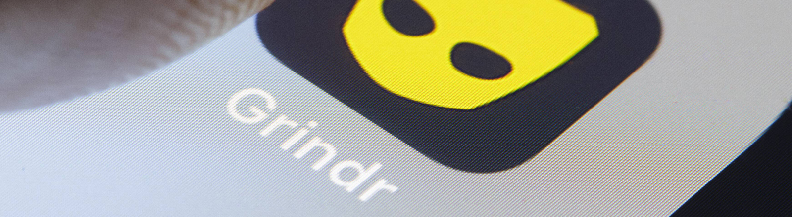 Die App Grindr auf einem Smartphone