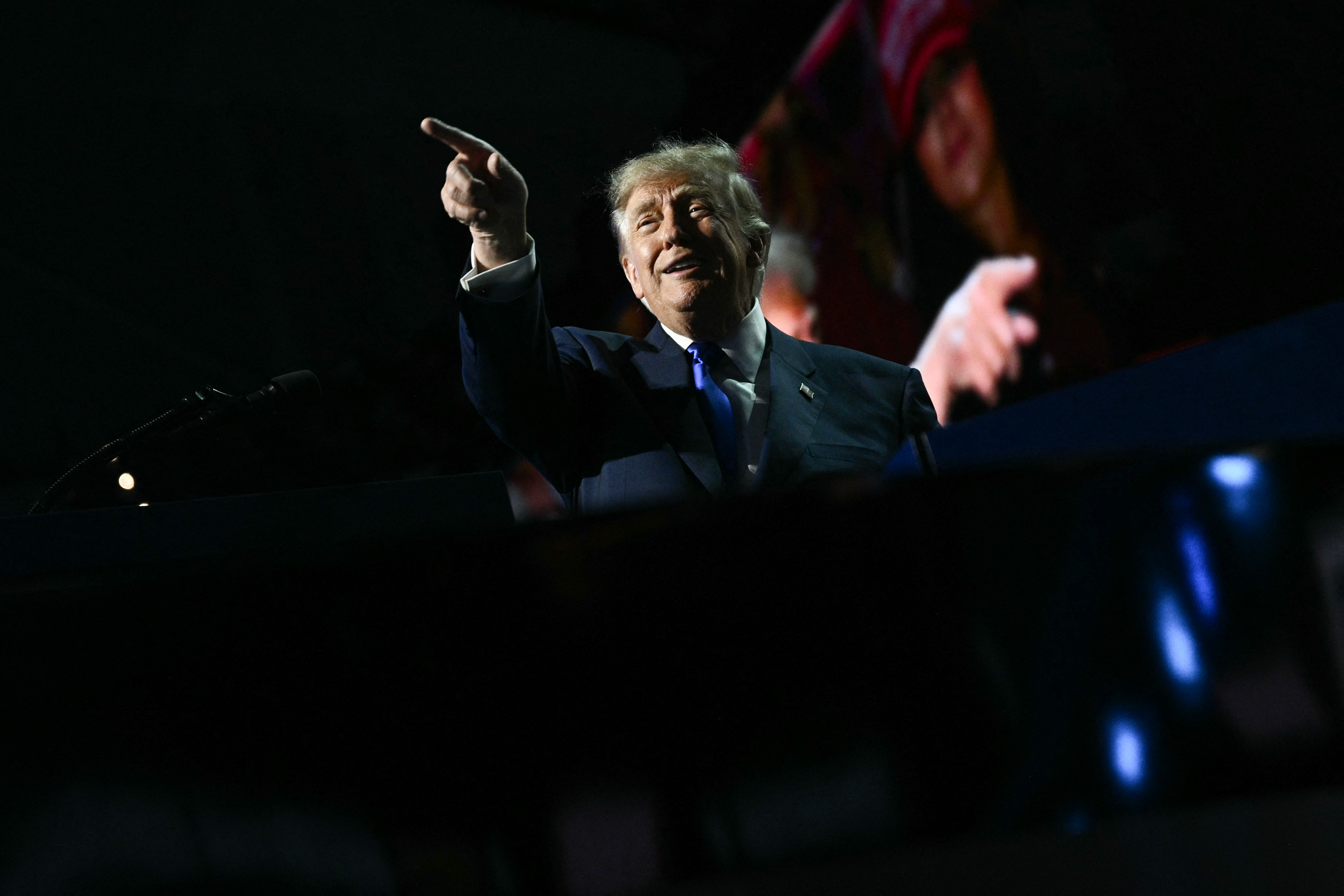 Donald Trump während der Republican National Midterm Convention in Dallas