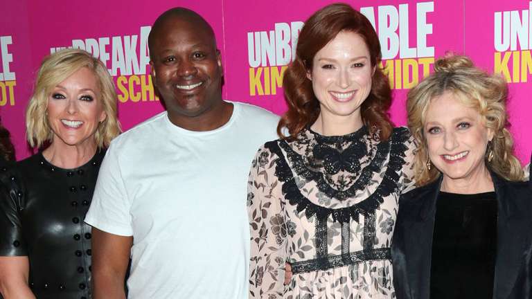 Jane Krakowski, Tituss Burgess, Ellie Kemper und Carol Kane, die Schauspieler bei der Serien Premiere der 4. Staffel von Unbreakable Kimmy Schmidt am 1.06.2018 in Los Angeles
