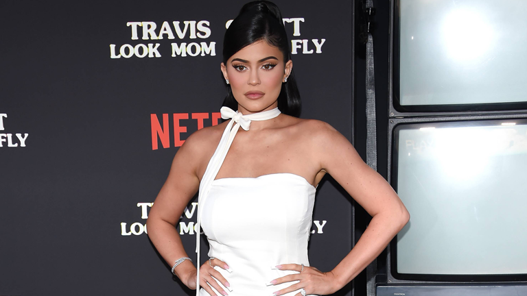 Kylie Jenner bei der Premiere von Travis Scott Look Mom I can Fly