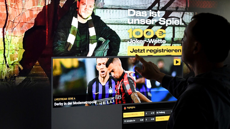 Werbung für Sportwetten