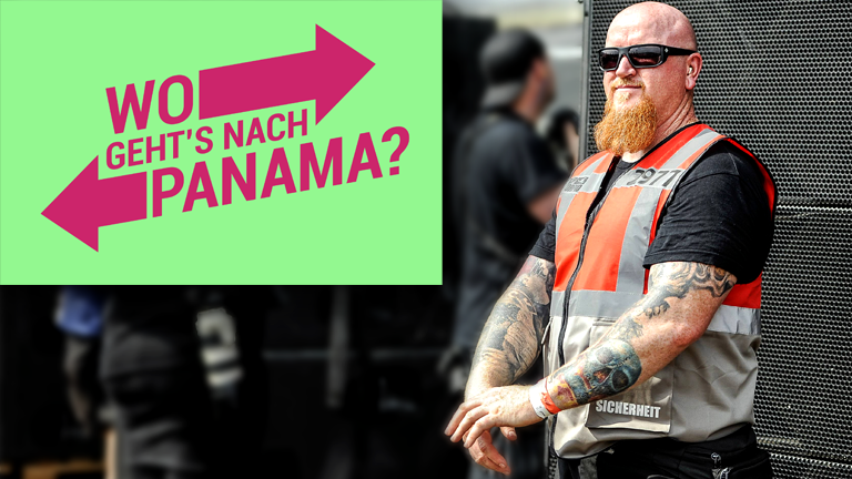Ein Security-Mitarbeiter beim Hurricane Festival 2016