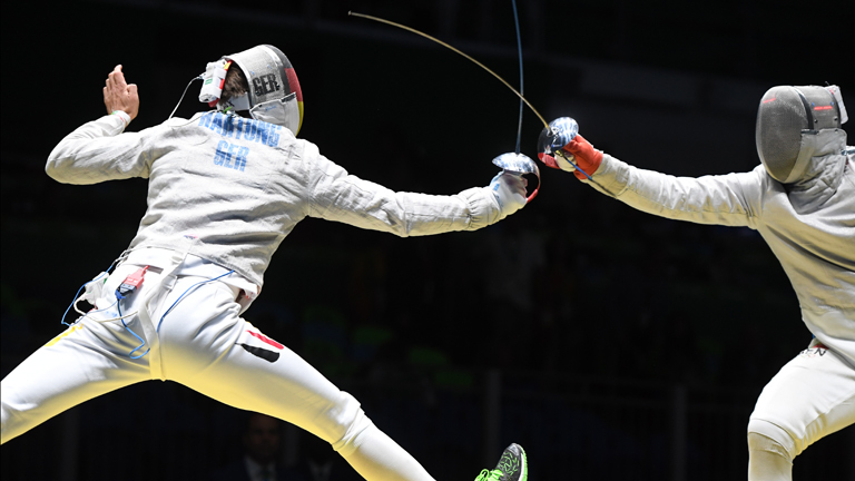 Max Hartung fechtet bei Olympia 2016 in Rio