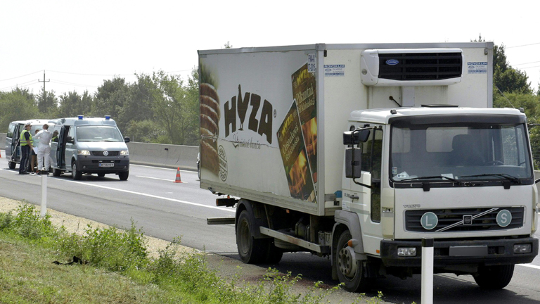 Der LKW in dem in Österreich tote Flüchtlinge entdeckt wurden