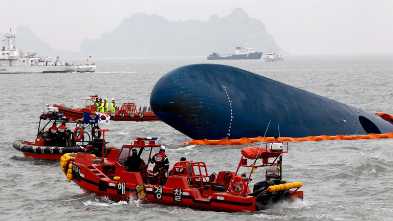 Vor einem Jahr ging die Fähre Sewol unter.