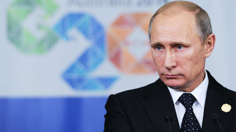 Wladimir Putin auf dem G-20-Gipfel in Brisbane am 15.11.2014.