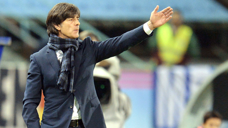 Joachim Löw, Trainer der deutschen Nationalmannschaft, am 18.11.2014 im Spiel gegen Spanien.