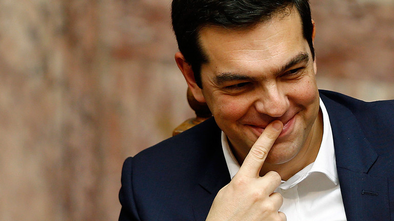 Der Premierminister von Griechenland, Alexis Tsipras, am 05.02.2015.