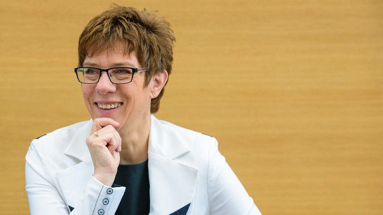 Saarlands Minidsterpräsidentin Annegret Kramp-Karrenbauer, CDU.