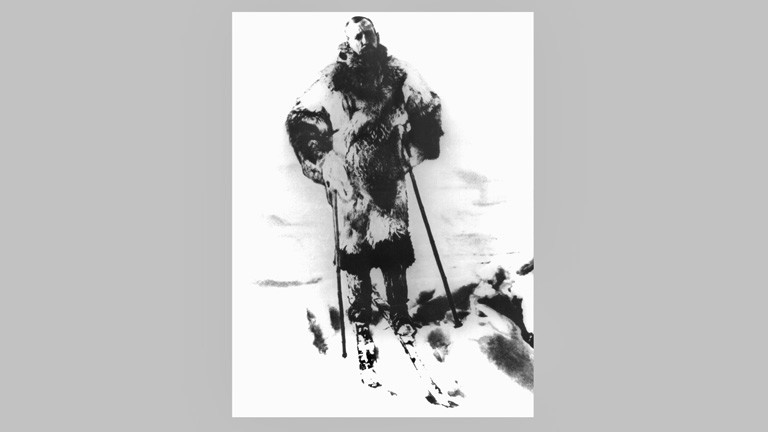Archivfoto zeigt den norwegischen Polarfoscher Roald Amundsen; Foto: dpa