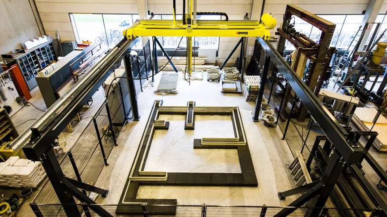 Fertigungshalle des Eindhovener Projekt Milestone