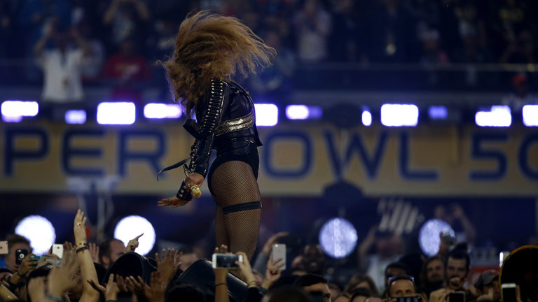 Beyonce beim Super-Bowl-Auftritt mit dem Song "Formation"
