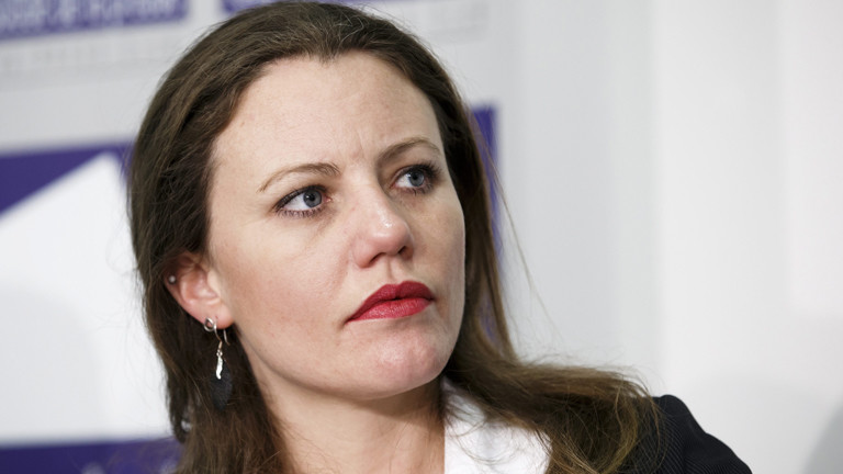 Sarah Harrison, Investigativ-Redakteurin bei Wikileaks in Genf am 26. Januar 2015