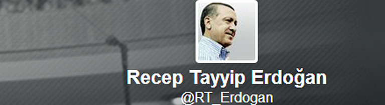 Der Twitter-Account des türkischen Ministerpräsidenten Recep Tayyip Erdogan.