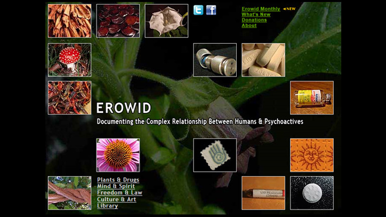 Erowid ist ein Portal, das über Drogen informiert