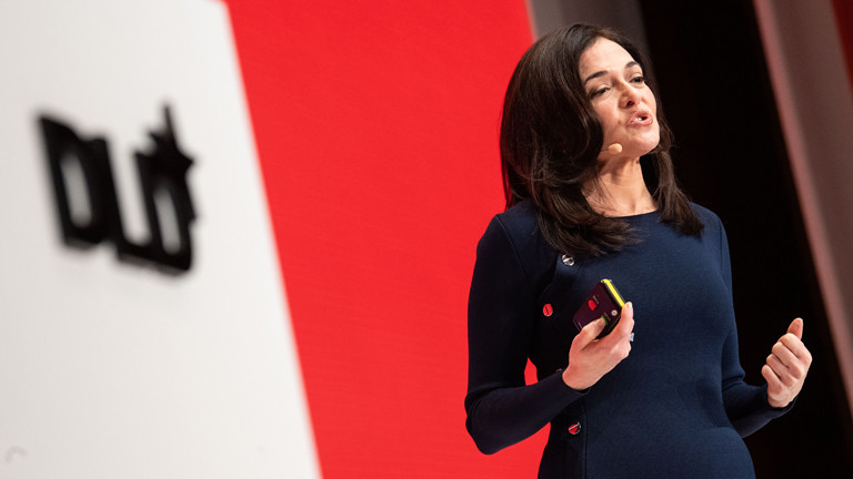 Sheryl Sandberg am 20.01.2019 bei der DLD in München