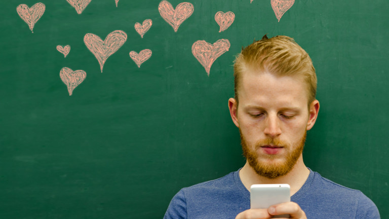 Tinder grünes herz nachricht