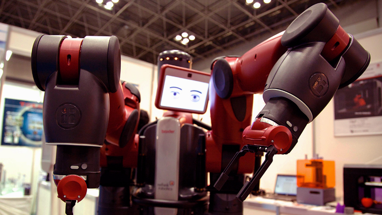 Roboter Baxter der Firma Rethink Robotics