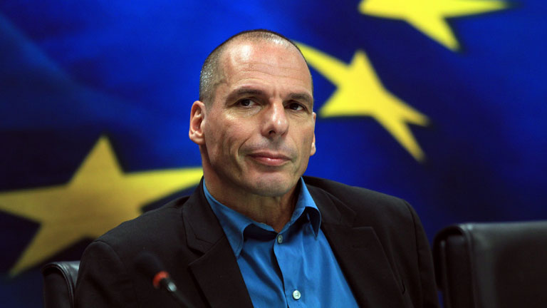 Yanis Varoufakis, der griechische Finanzminister, bei einem Meeting in Brüssel.