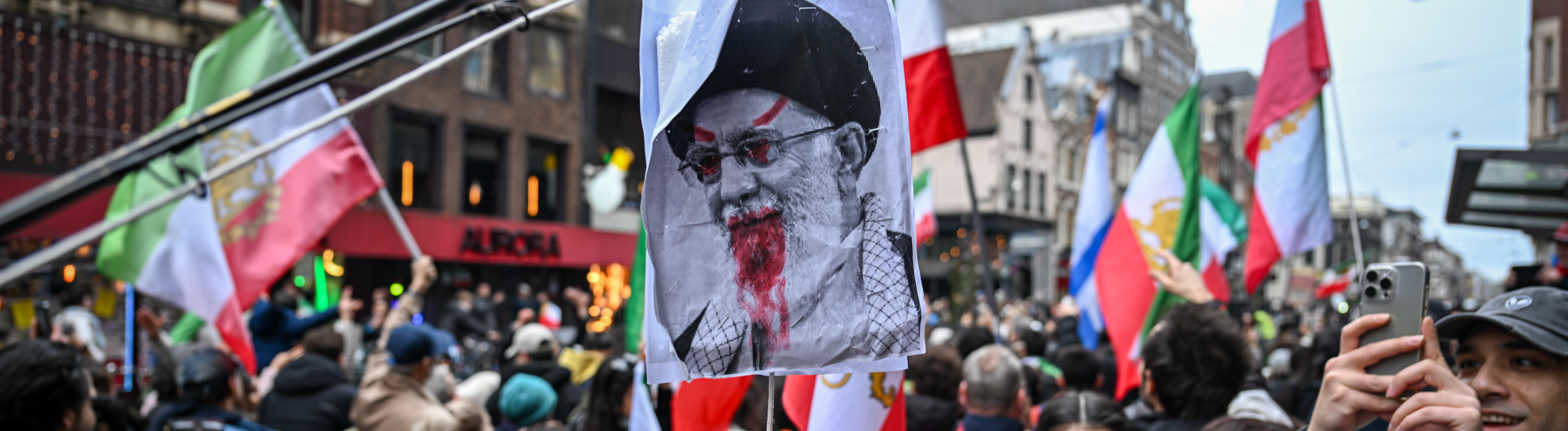 Demo in Amsterdam gegen das Iranische Regime