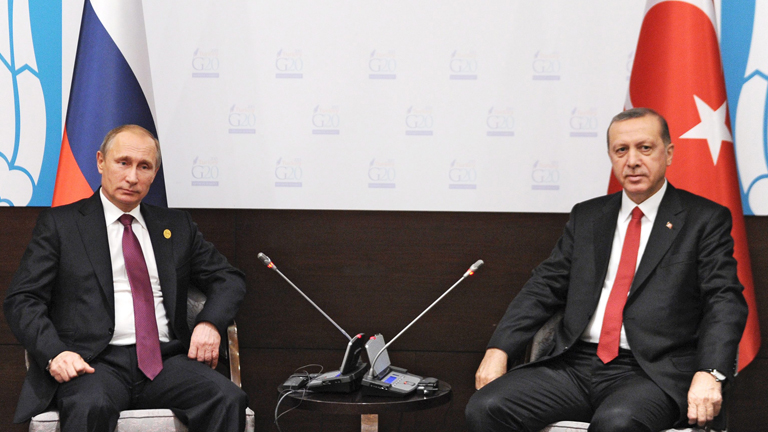 Putin und Erdogan beim G20 Treffen