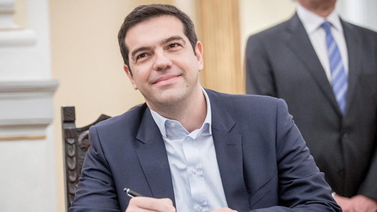 Alexis Tsipras bei der Regierungsbildung