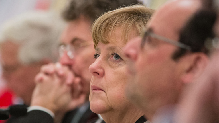 Angela Merkel und François Hollande