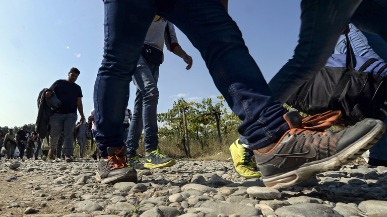 Flüchtlinge in Serbien