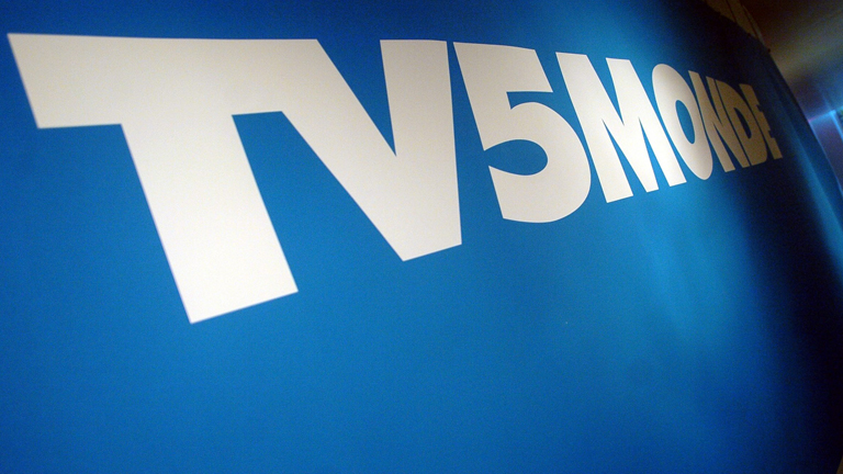 Das Logo des Fernsehsenders TV5 Monde