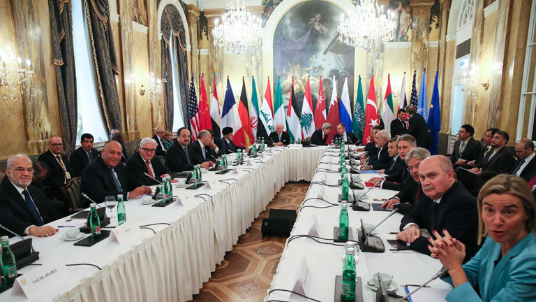 Runde bei den Beratungen über den Syrienkrieg in Wien