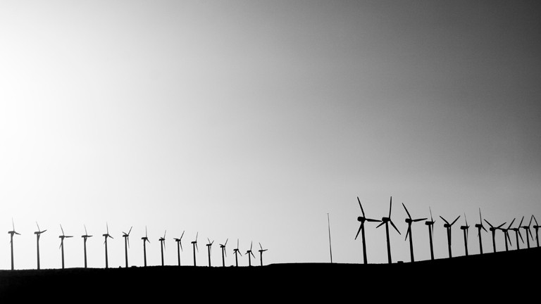 Windräder am Horizont
