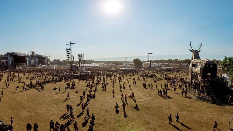 Polizeidrohnen beim Wacken-Festival 2019