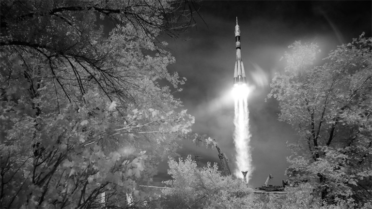 Und ab zur ISS: Start der Rakete mit der Sojus-Kapsel am 6. Juni 2018