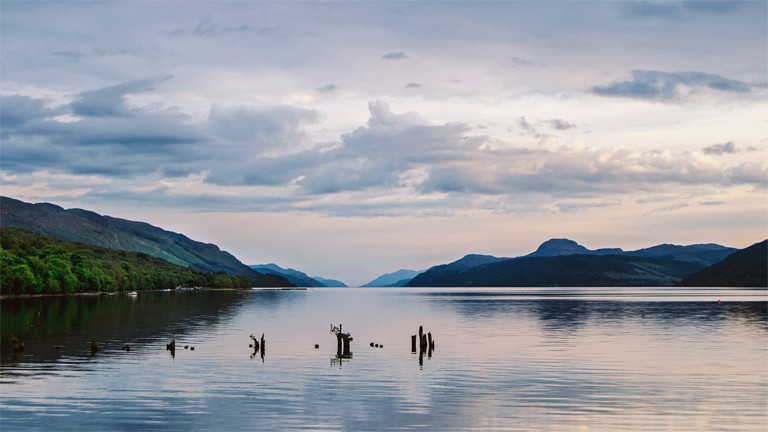 Kein Monster: Loch Nessin Schottland
