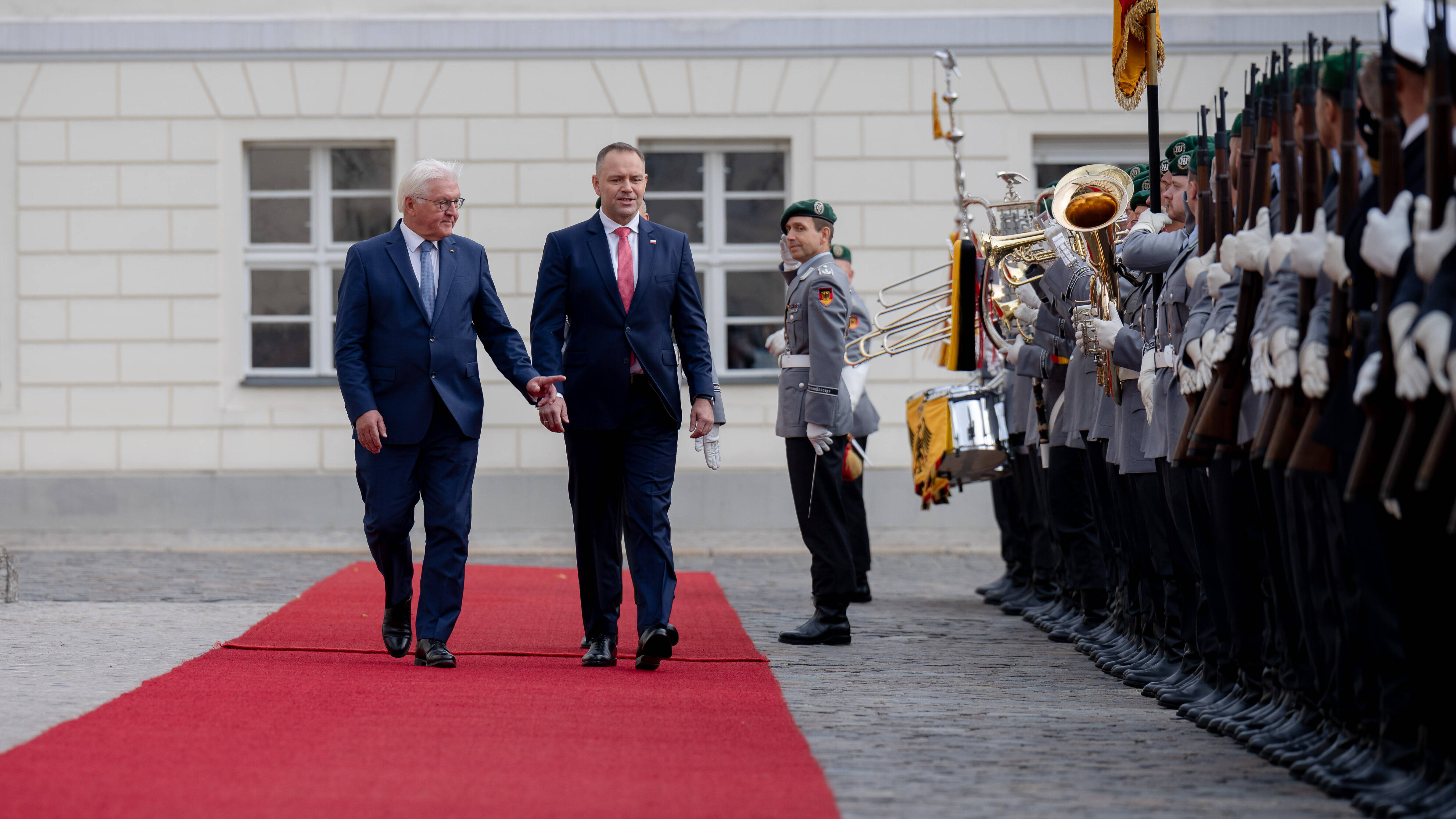 Karol Nawrocki und Bundespräsident Frank-Walter Steinmeier