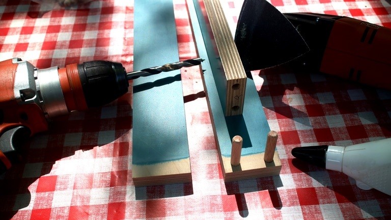 Bastelutensilien für DIY-Sesselbauprojekt