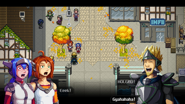 Eine Szene aus dem Spiel "Crosscode".
