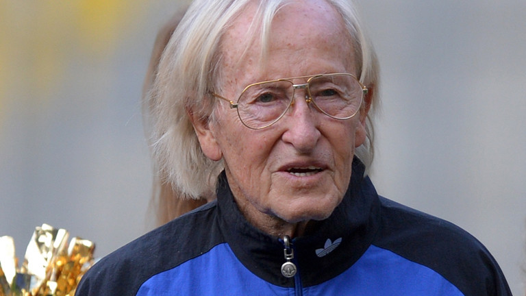 Portrait von Rudi Gutendorf im Jahr 2013.