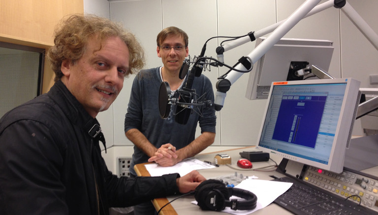 Adnan Hodzic mit Sven Preger im Studio
